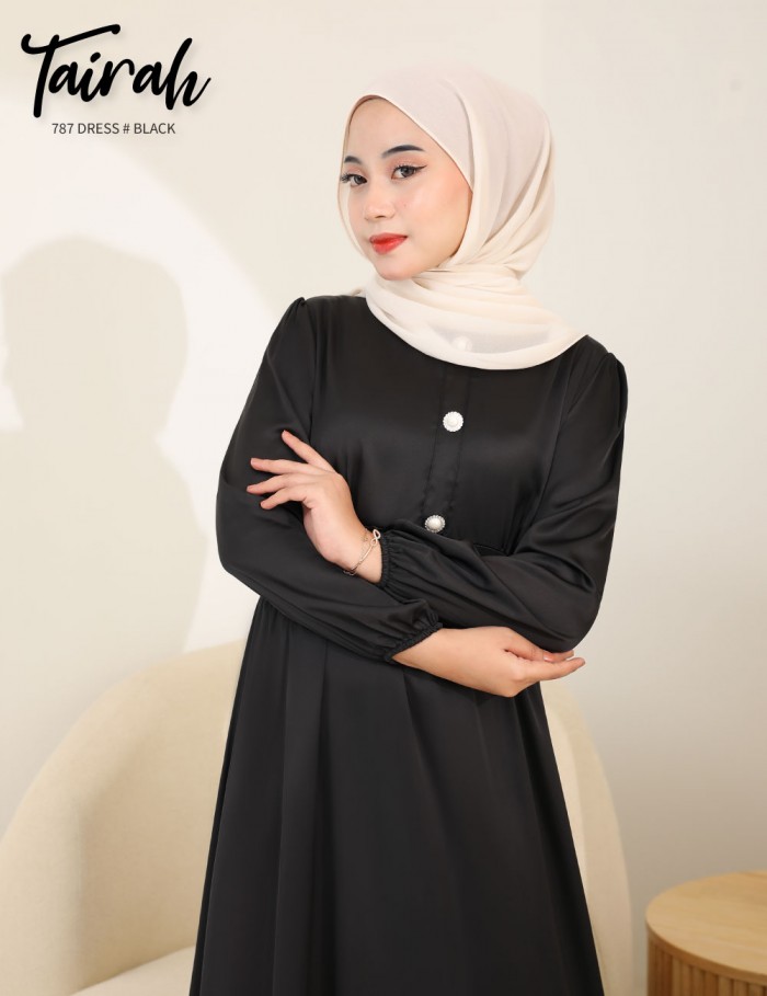 TAIRAH DRESS (BLACK) 787 / P787