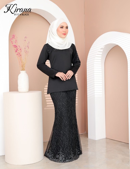 KIRANA KURUNG MODERN (BLACK) 9117 / P9117