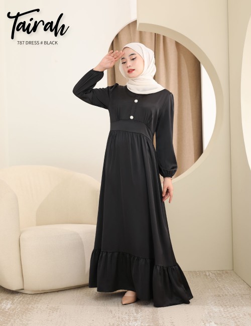 TAIRAH DRESS (BLACK) 787 / P787