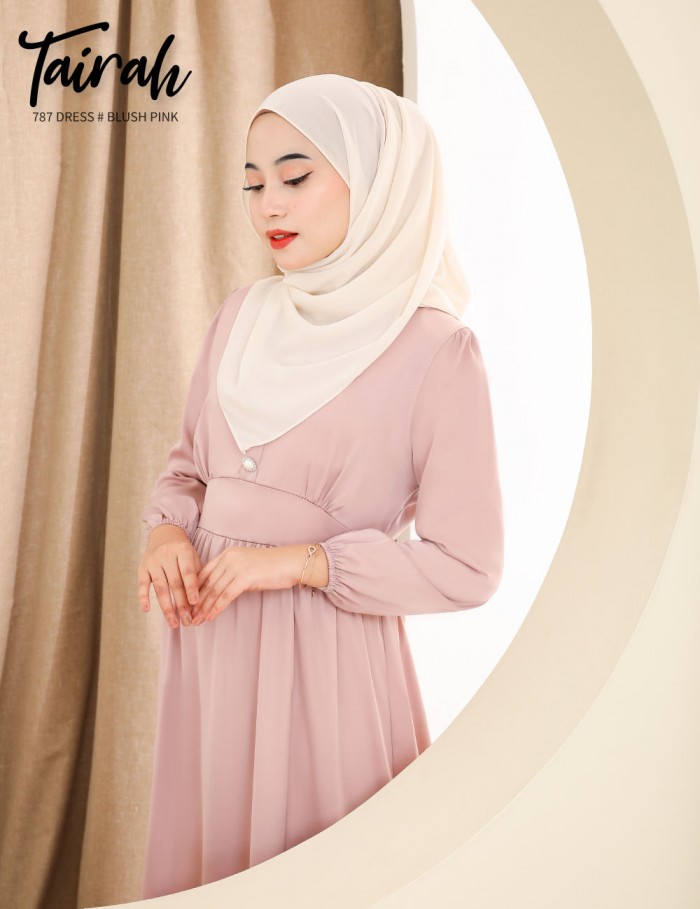 TAIRAH DRESS (BLUSH PINK) 787 / P787