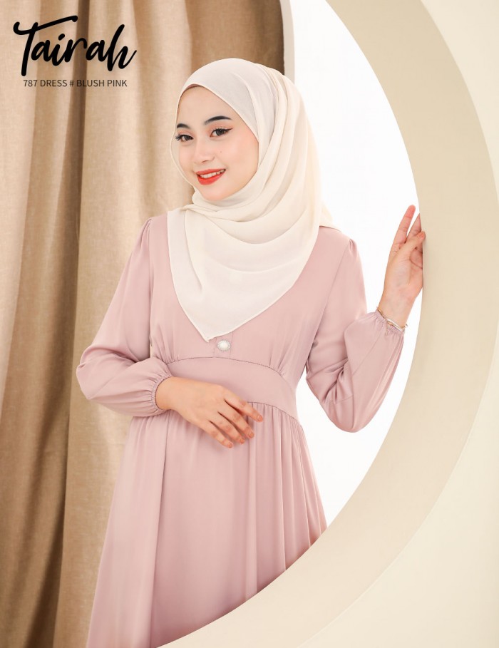 TAIRAH DRESS (BLUSH PINK) 787 / P787