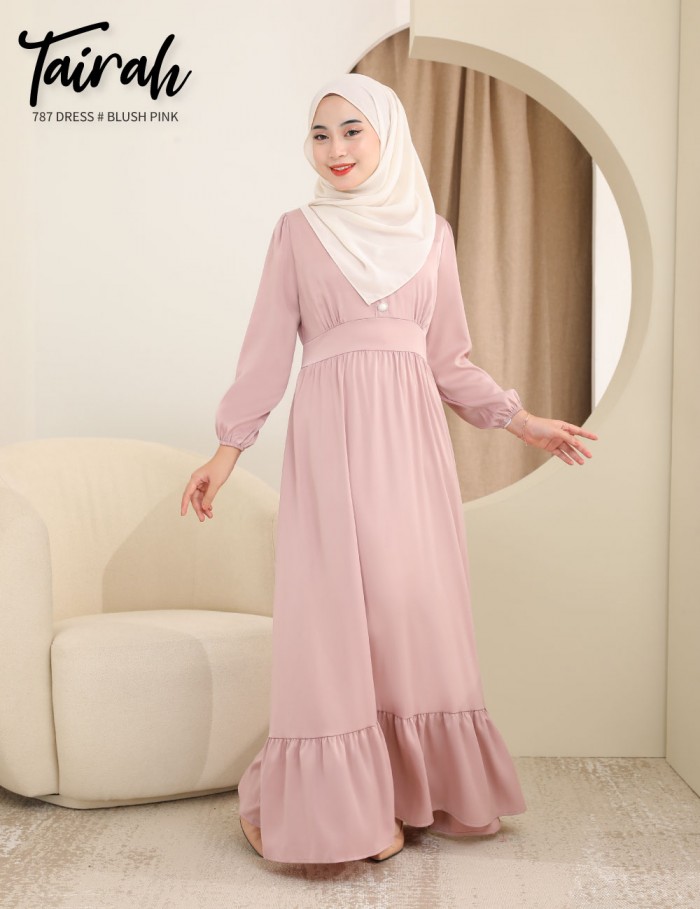 TAIRAH DRESS (BLUSH PINK) 787 / P787