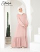 SHEERA 3 WAY DRESS WITH BELT (BLUSH PINK) 789 / P789