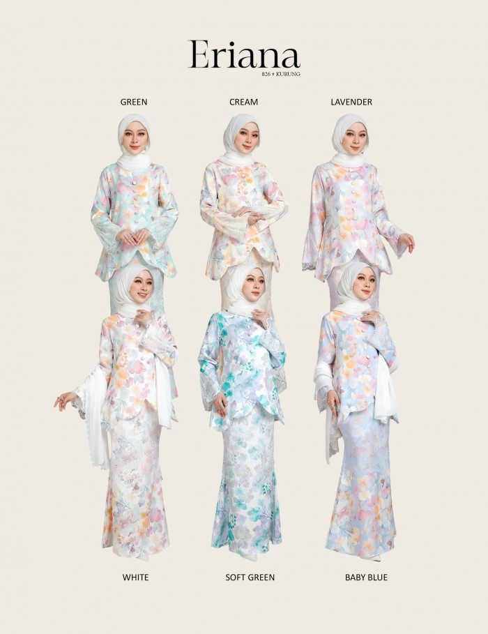 ERIANA KURUNG MODERN (LAVENDER) 826#