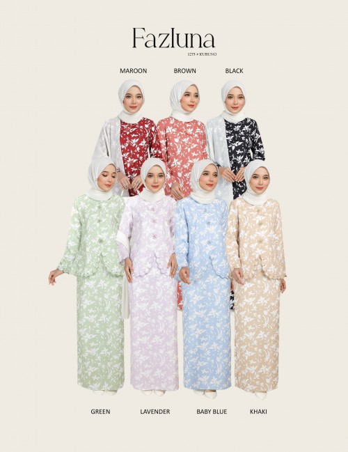 FAZLUNA KURUNG MODERN (BABY BLUE) 1275#