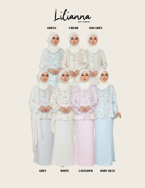 LILIANNA KURUNG MODERN (LAVENDER) 828#