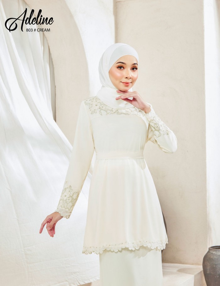 ADELINE KURUNG MODERN (CREAM) 803 / P803 / SP803