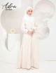 ADRA PLEATED DRESS (CREAM) 792 / P792