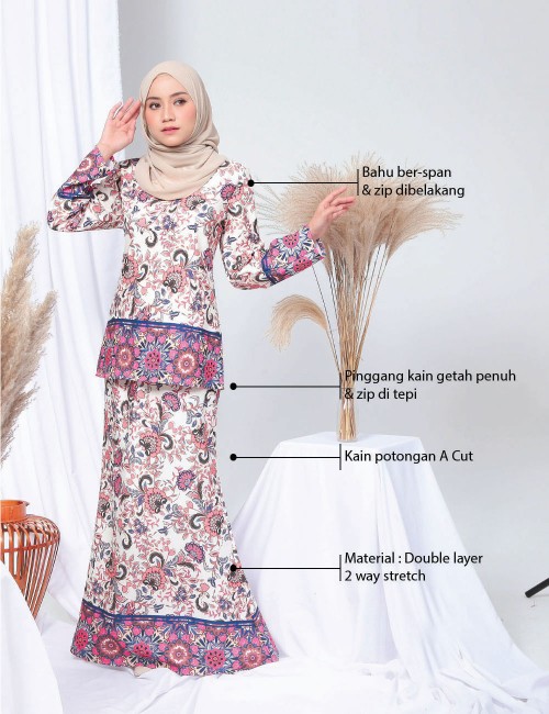 SHAFA KURUNG (CREAM) 746 / P746 / SP746