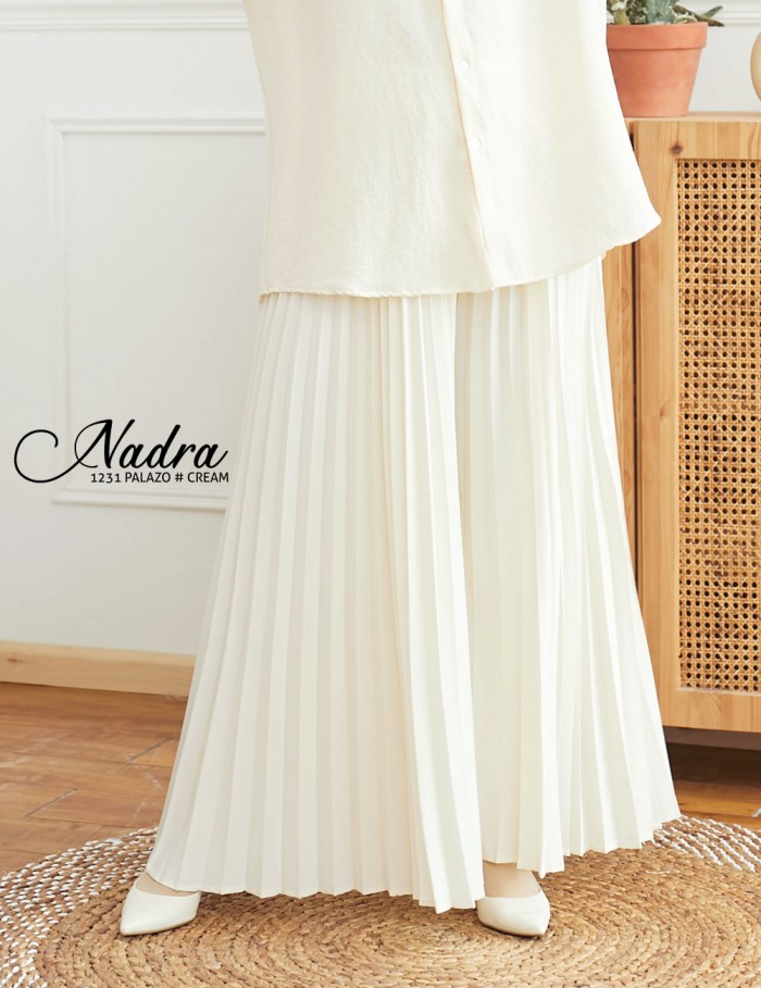 NADRA PALAZZO (CREAM) 1231