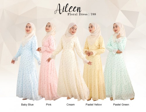 AILEEN DRESS (PINK) 788 / P788 / SP788