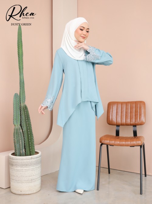 RHEA KEBAYA MODERN (DUSTY GREEN) 9106 / P9106