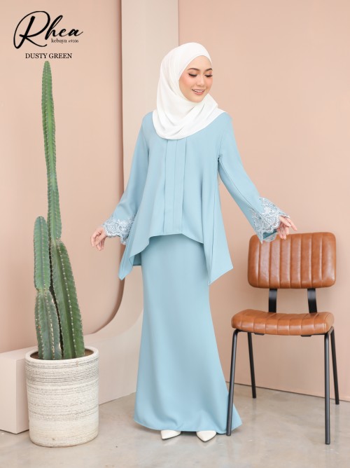 RHEA KEBAYA MODERN (DUSTY GREEN) 9106 / P9106