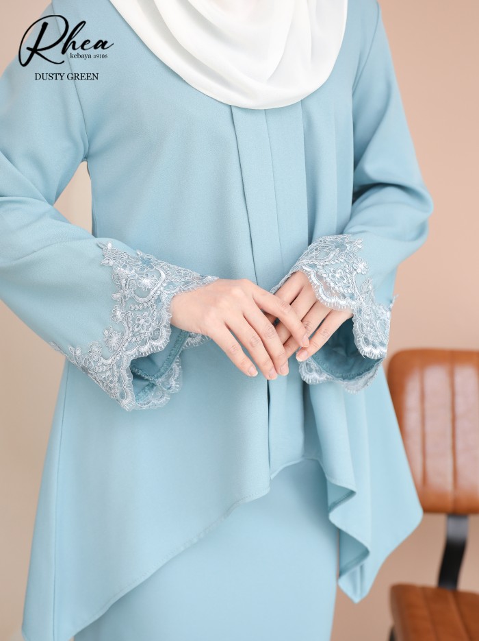 RHEA KEBAYA MODERN (DUSTY GREEN) 9106 / P9106