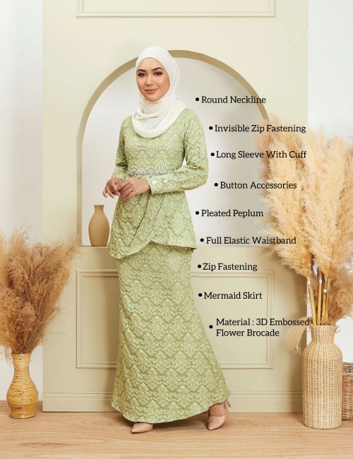 KUNTOM KURUNG (VANILLA CREAM) -781 / P781 / SP781 (NOT INCLUDE ACCESSORIES)