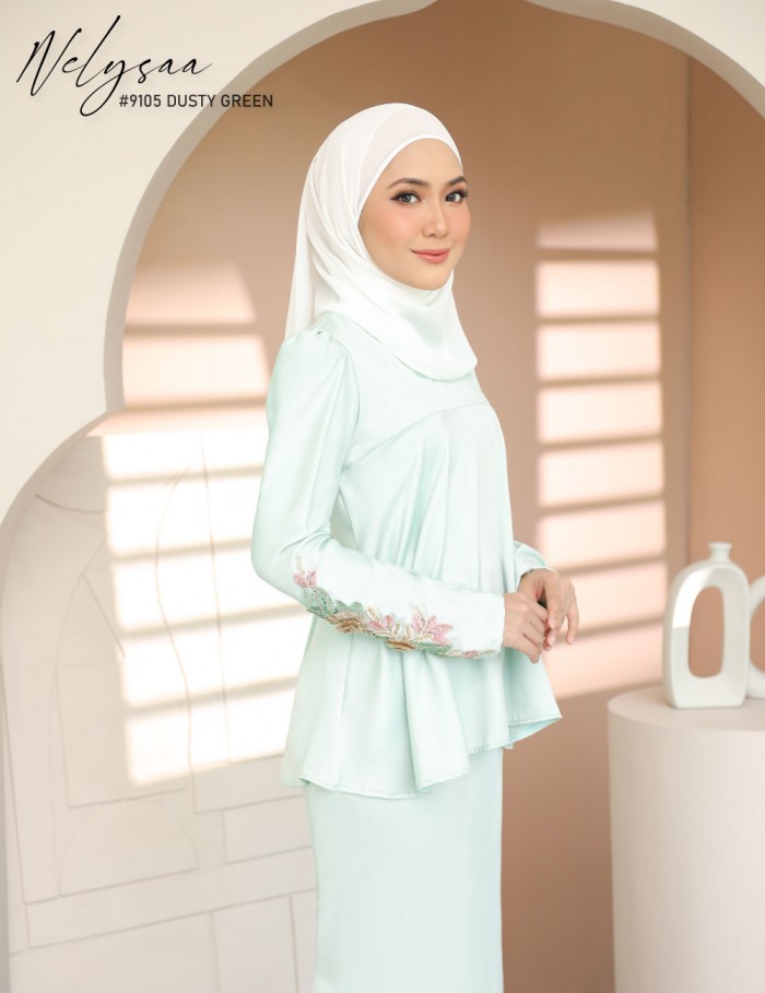 NELYSAA KURUNG (DUSTY GREEN) 9105