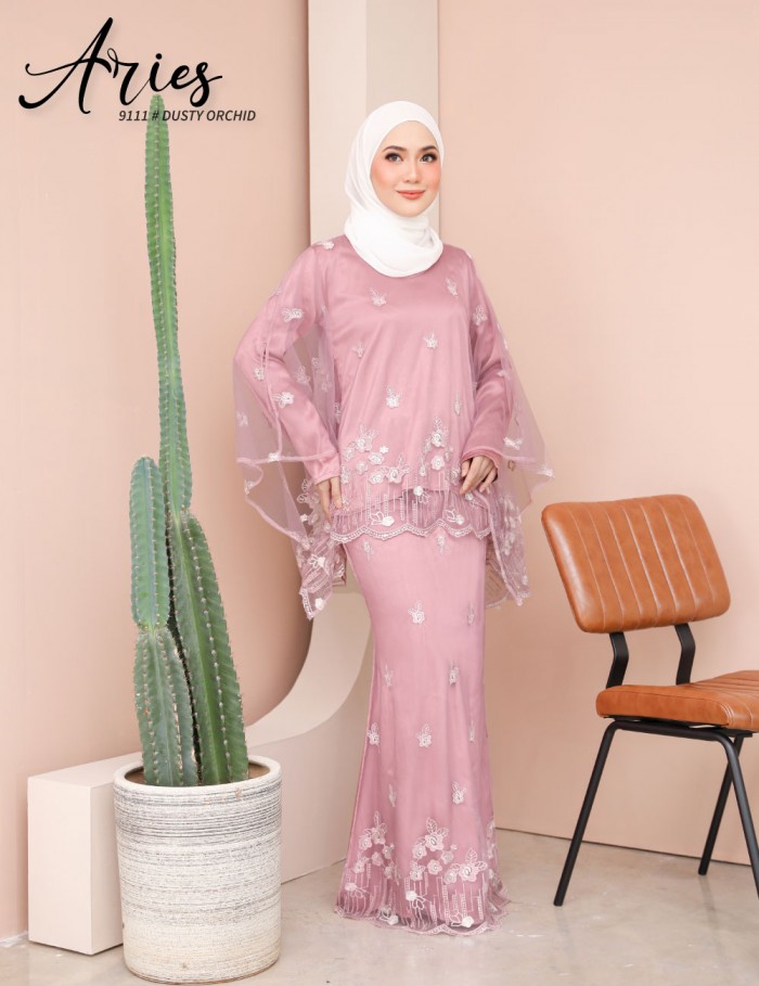 ARIES KURUNG MODERN (DUSTY ORCHID) 9111