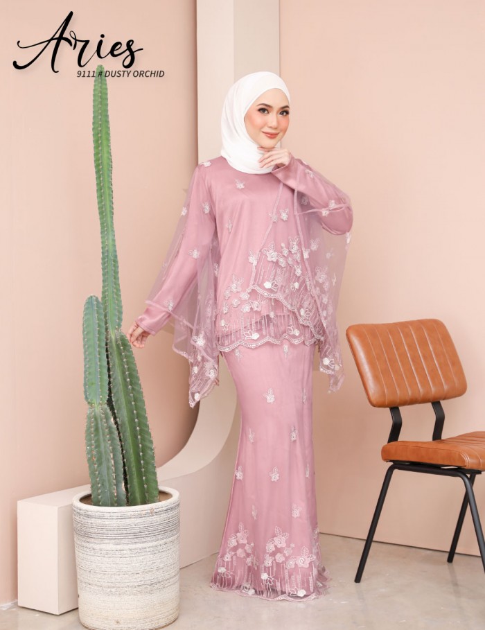 ARIES KURUNG MODERN (DUSTY ORCHID) 9111