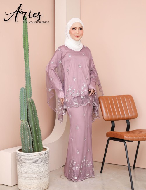 ARIES KURUNG MODERN (DUSTY PURPLE) 9111