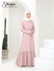 SHEERA 3 WAY DRESS WITH BELT (DUSTY PINK) 789 / P789