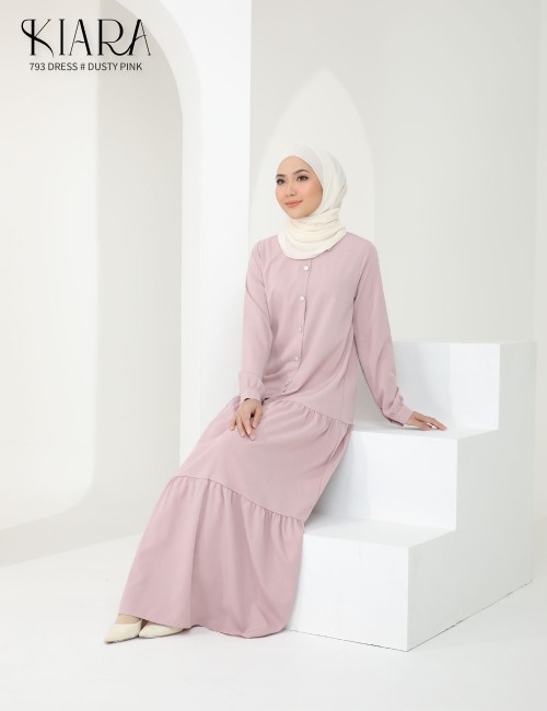 KIARA DRESS (DUSTY PINK) 793 / P793