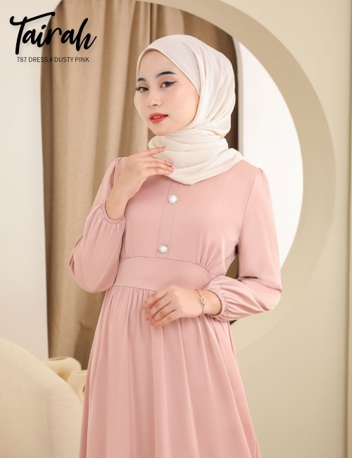 TAIRAH DRESS (DUSTY PINK) 787 / P787