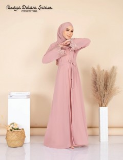 ABAYA DELUXE SERIES (DUSTY PINK) 9093 / P9093 / SP9093