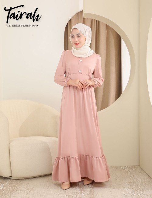 TAIRAH DRESS (DUSTY PINK) 787 / P787