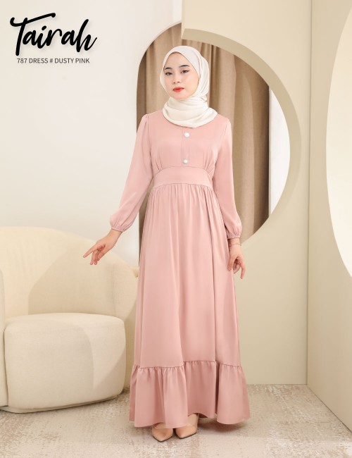 TAIRAH DRESS (DUSTY PINK) 787 / P787