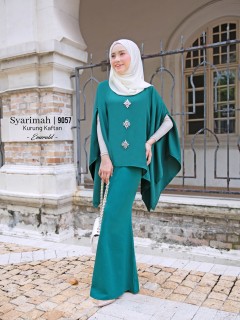 SYARIMAH KURUNG KAFTAN (EMERALD) 9057