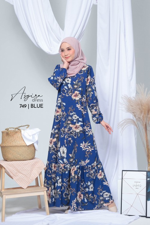 ASYIRA DRESS- 749 (BLUE)