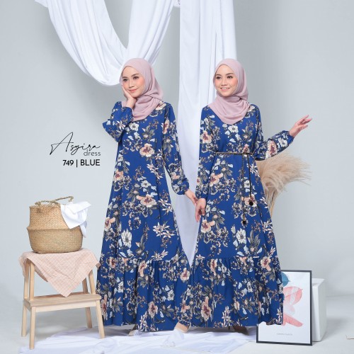 ASYIRA DRESS- 749 (BLUE)