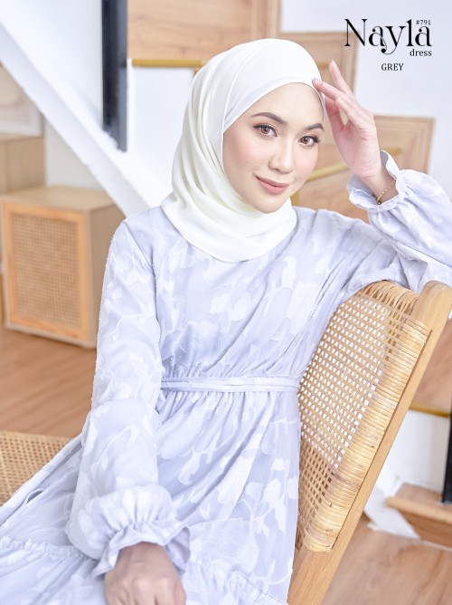 NAYLA DRESS (GREY) 791 / P791