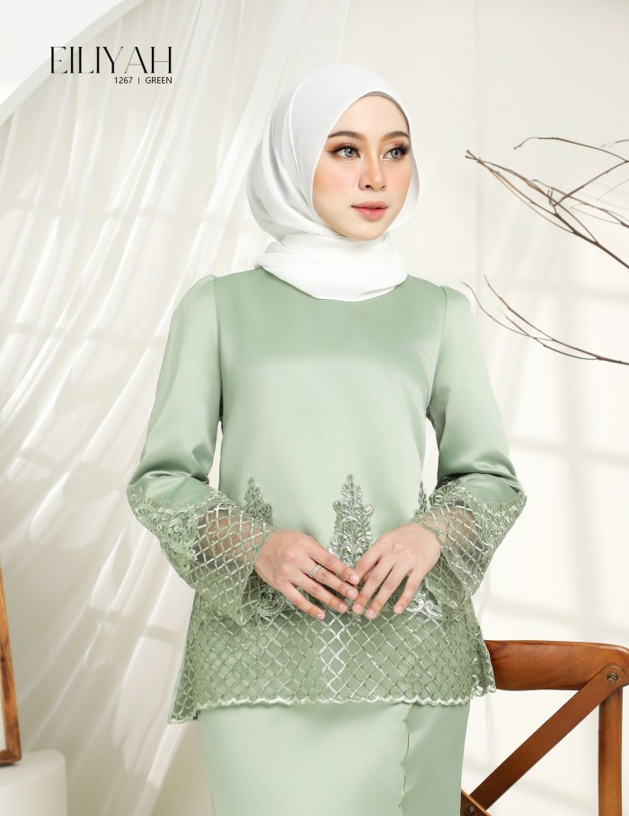 EILIYAH KURUNG MODERN (GREEN) 1267#