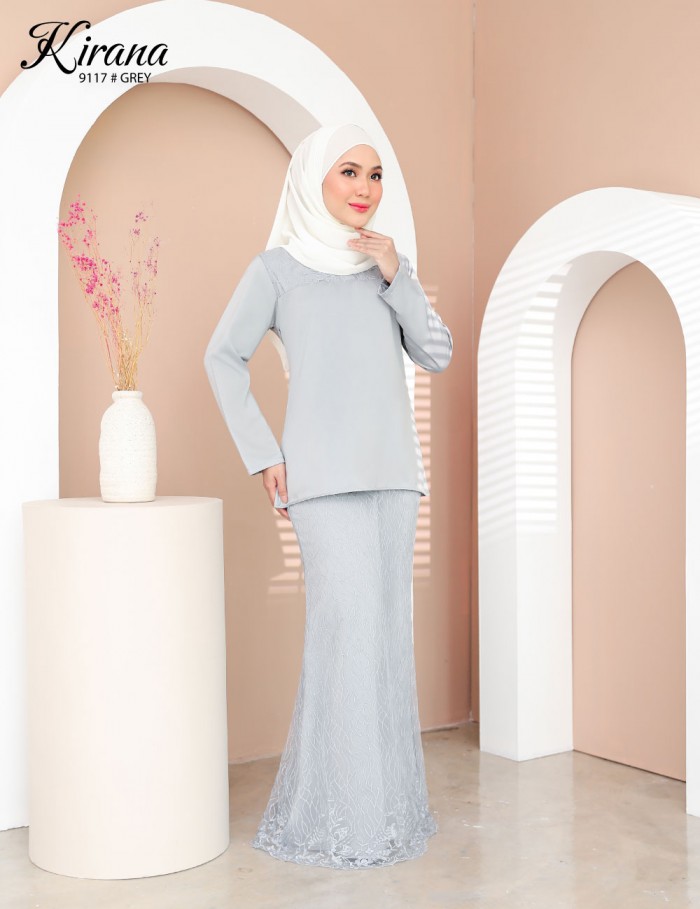 KIRANA KURUNG MODERN (GREY) 9117 / P9117