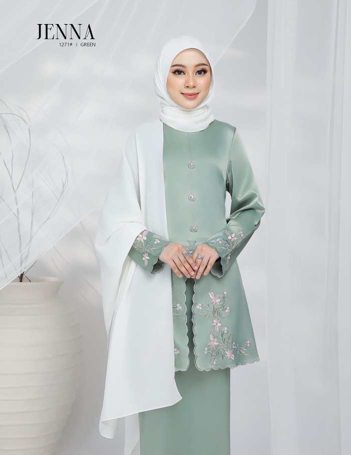 JENNA KURUNG MODERN (GREEN) 1271#