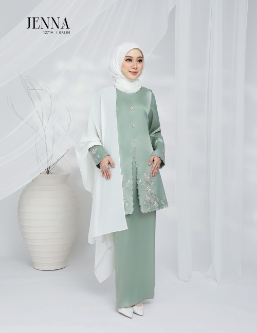 JENNA KURUNG MODERN (GREEN) 1271#