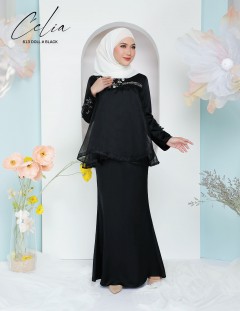 CELIA DOLL KURUNG MODERN (BLACK) 813