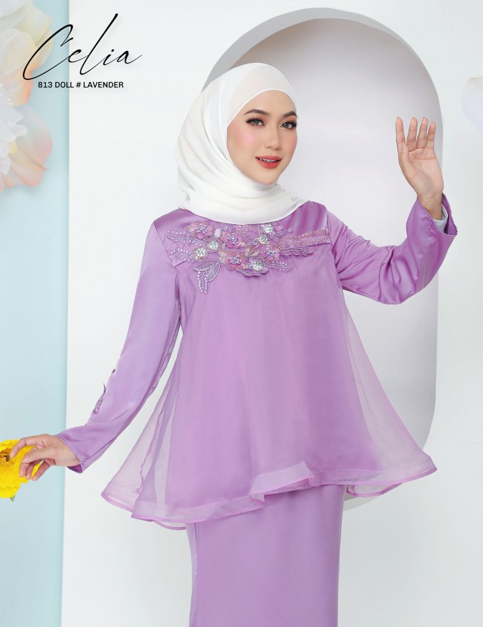 CELIA DOLL KURUNG MODERN (LAVENDER) 813