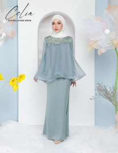 CELIA DOLL KURUNG MODERN (SAGE GREEN) 813