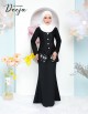 DEEJA KURUNG MODERN (BLACK) 817