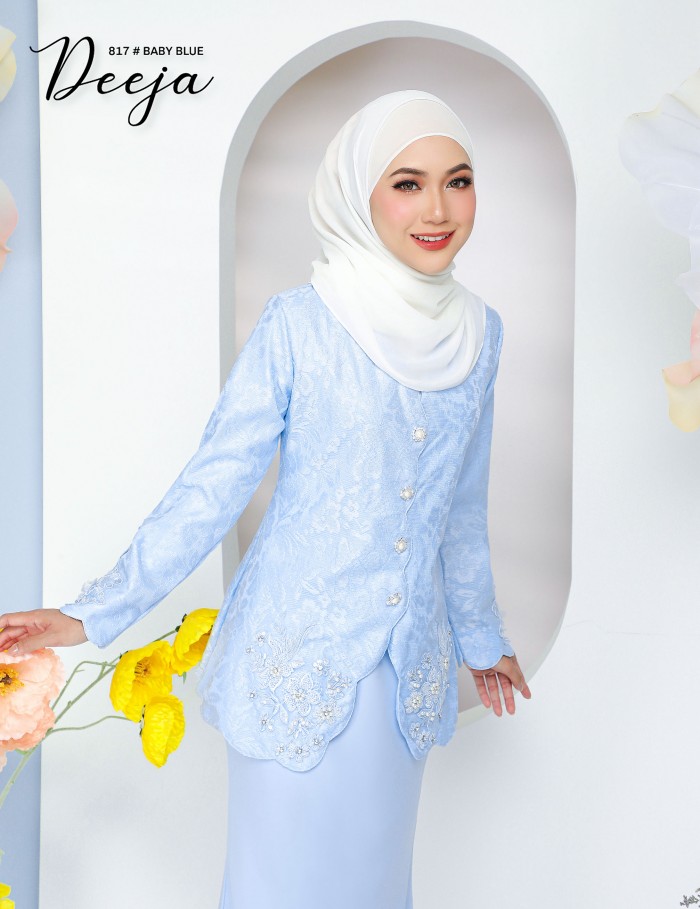 DEEJA KURUNG MODERN (BABY BLUE) 817