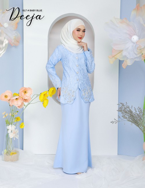 DEEJA KURUNG MODERN (BABY BLUE) 817