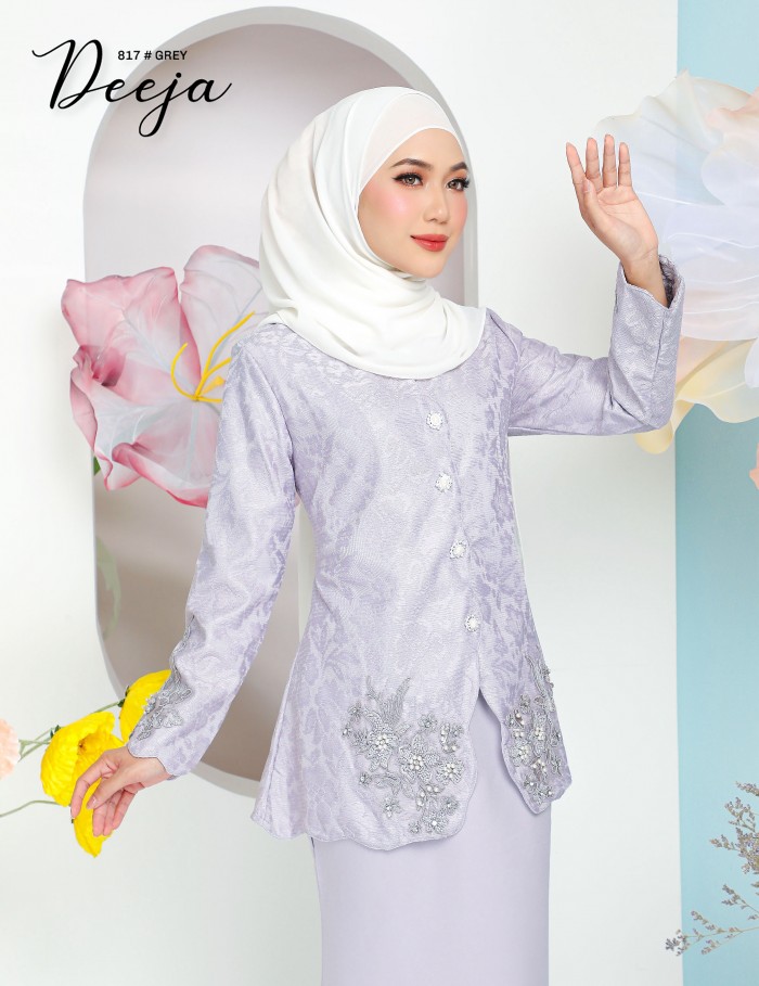 DEEJA KURUNG MODERN (GREY) 817