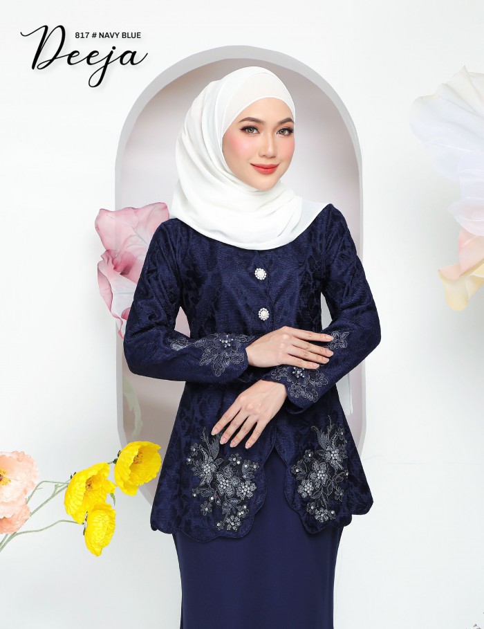 DEEJA KURUNG MODERN (NAVY BLUE) 817