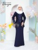 DEEJA KURUNG MODERN (NAVY BLUE) 817