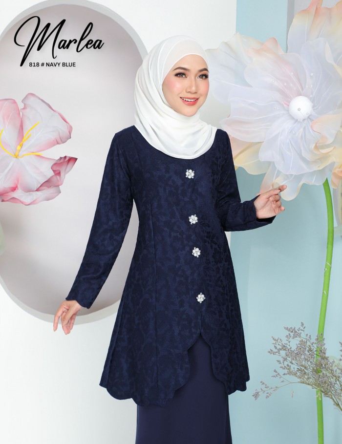 MARLEA KURUNG MODERN (NAVY BLUE) 818