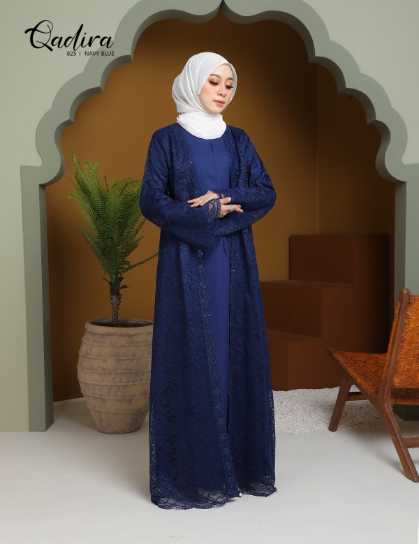 QADIRA ABAYA (NAVY BLUE) 825#