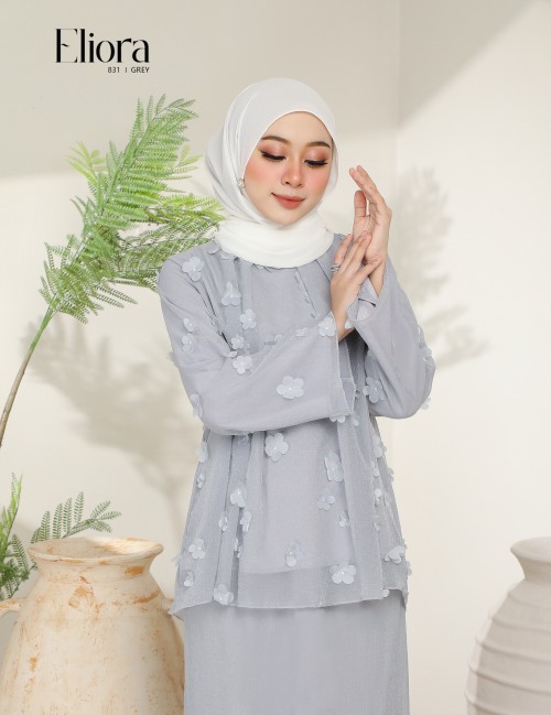 ELIORA KURUNG MODERN (GREY) 831