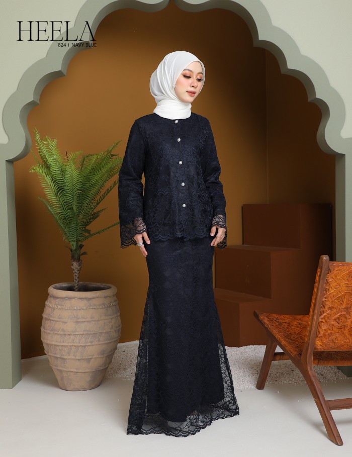 HEELA KURUNG MODERN (NAVY BLUE) 824